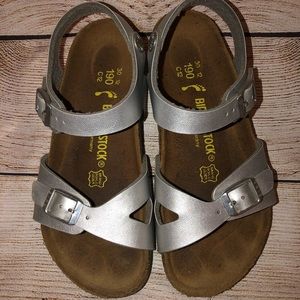 Silver Birkenstock’s